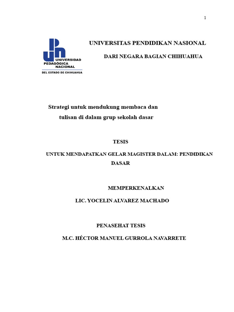 contoh tesis PDF