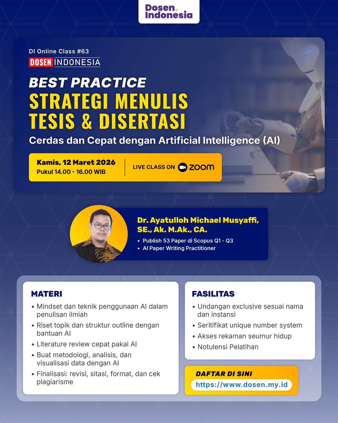 Best Practice Strategi Menulis Tesis Disertasi Cerdas dan Cepat