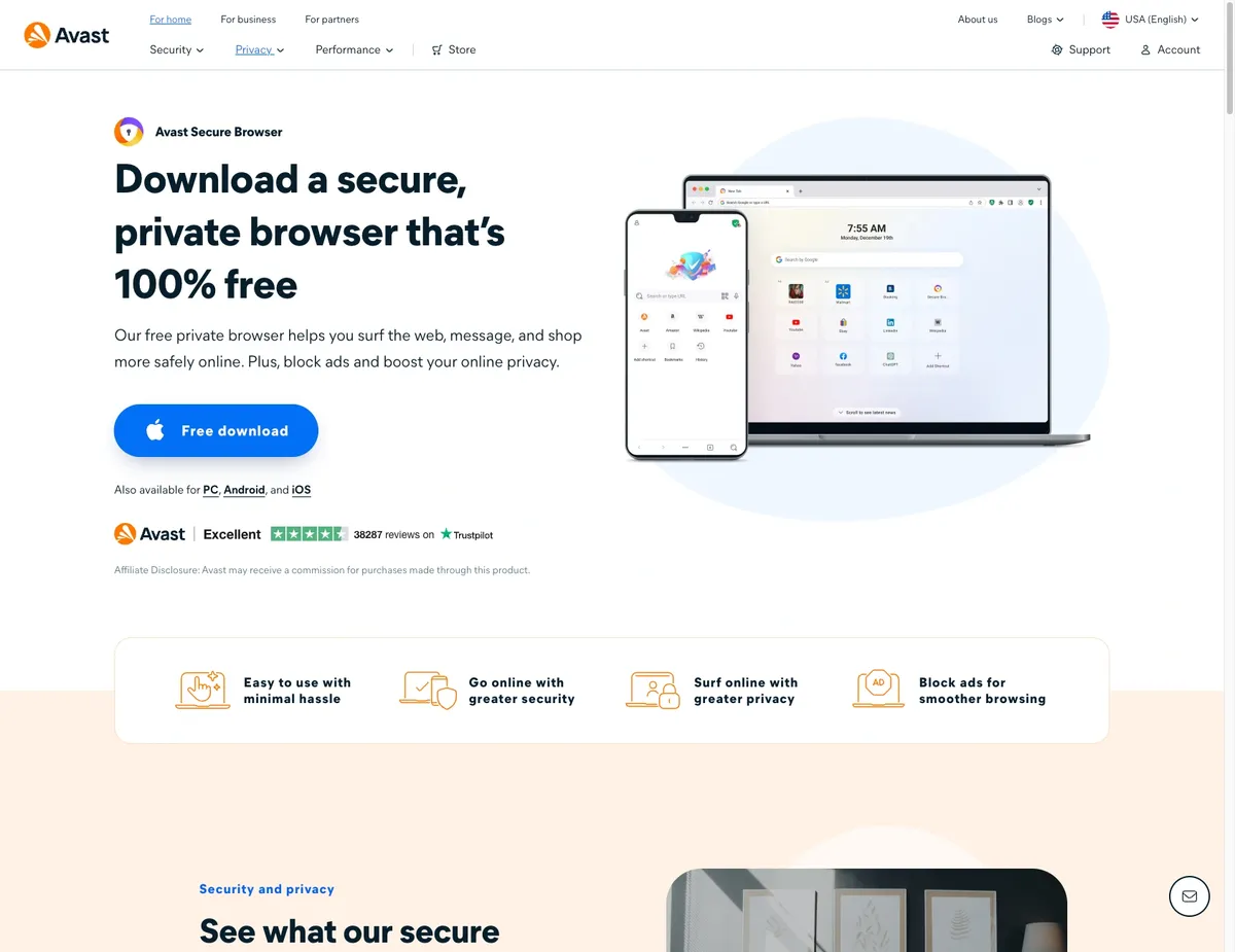 Avast Secure Browser présentation avis clients tarifs Avast Secure Browser présentation avis clients tarifs