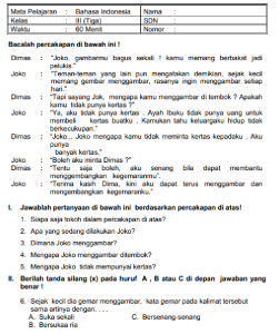 3 Rahasia Contoh Soal UAS Kelas 3 KTSP 2006 Tema 6 Subtema 2 yang Jarang Diketahui