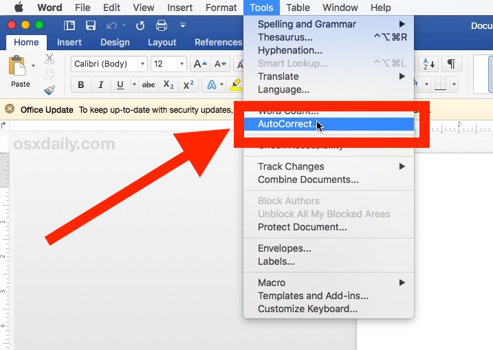 How To Turn Off Autocorrect In Word IZBHYU