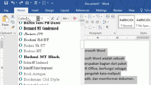 7 Cara Mengubah Awalan Font Word Secara Permanen Agar Layout Tidak Berantakan