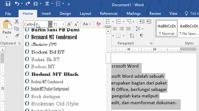 7 Cara Mengubah Awalan Font Word Secara Permanen Agar Layout Tidak Berantakan