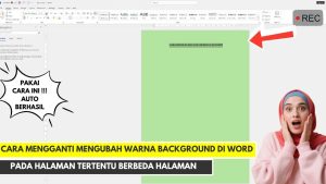 7 Cara Mengubah Background Cover MS Word Halaman Pertama yang Jarang Diketahui