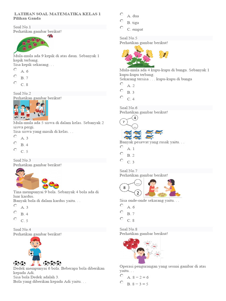 5 Cara Kuasai latihan soal matematika kelas 1 tema 4 jarak Luas Keliling Layang‑Layang