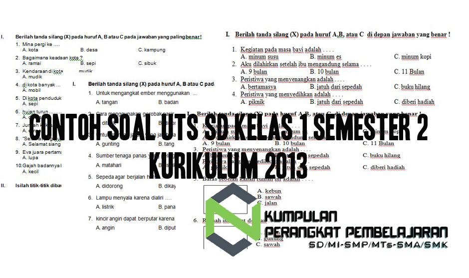 7 Contoh Soal Kelas 1 Semester 2 Kurikulum 13 SD yang Terbukti Bikin Anak Pintar Sekarang