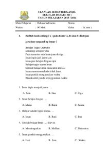 Contoh Soal UAS Kelas 3 Ternyata Bisa Mirip Soal HOTS IPS SMP, Ini 5 Pola yang Wajib Diketahui Orang Tua