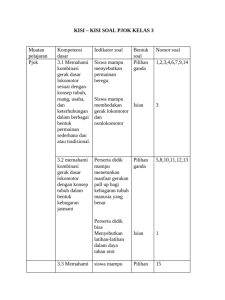 Kisi-Kisi Soal PJOK Kelas 3 SD Semester 1: 5 Materi Wajib yang Sering Muncul di Ujian, Jangan Sampai Terlewat!