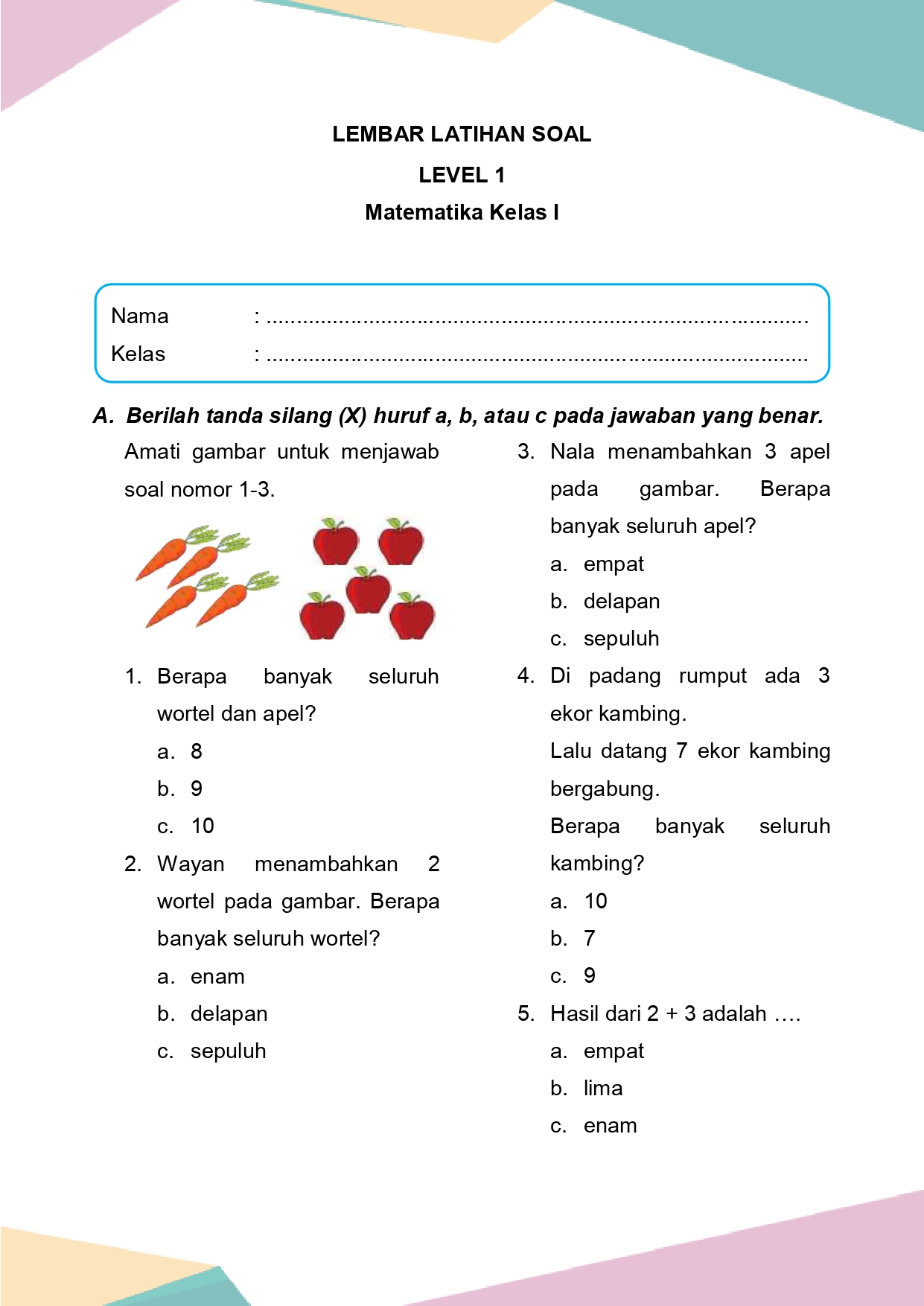 Rahasia Nilai Bagus: 7 Trik Jitu Latihan Soal Matematika Kelas 1 Tema 4 yang Terbukti Efektif