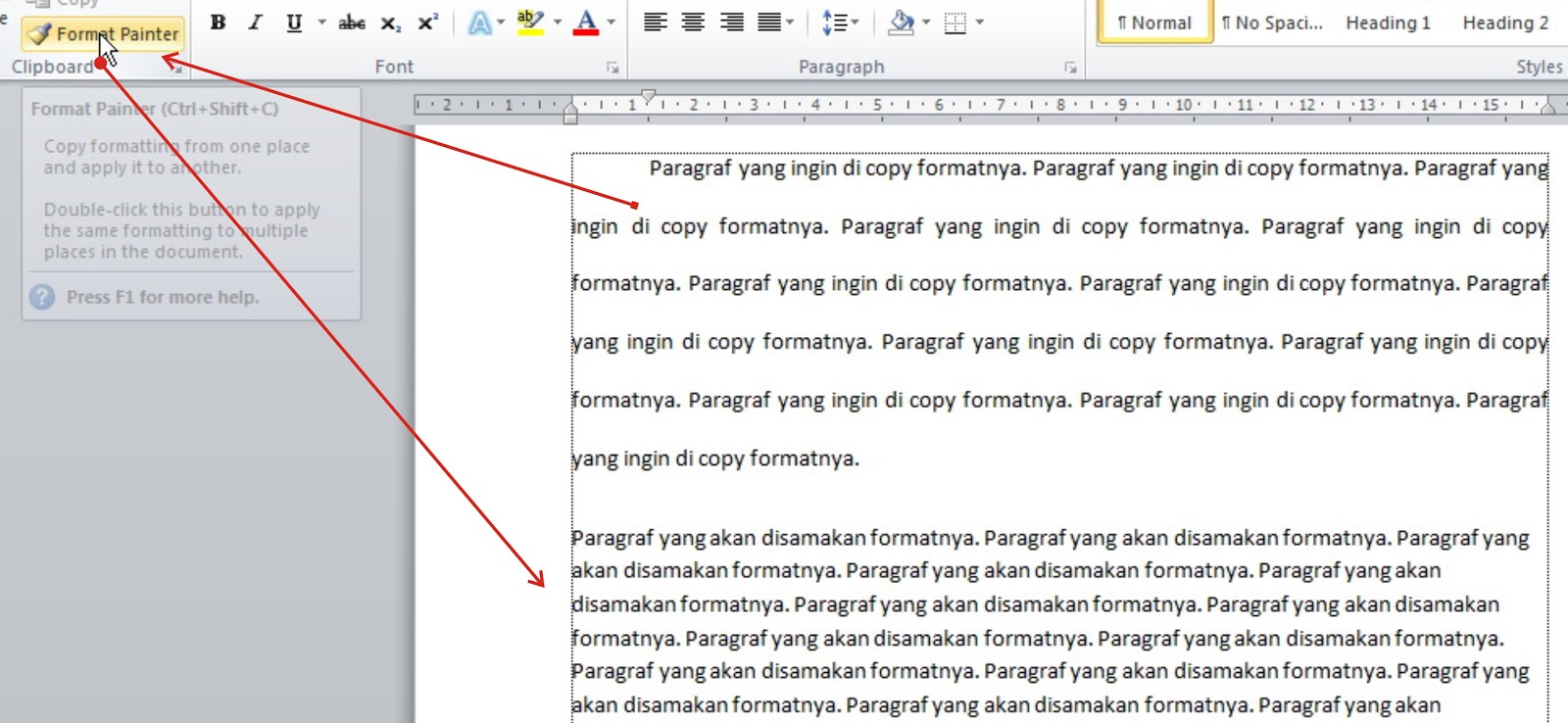 Terbukti! setting paragraf di word agar tidak berubah terus untuk dokumen penting
