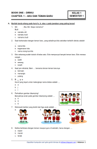 contoh soal uas kelas 3 tema 2 kurikulum 2013