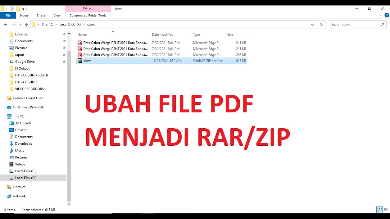 Rahasia Cepat Cara Mengubah Word ke Zip Agar File Kamu Lebih Aman dan Rapi